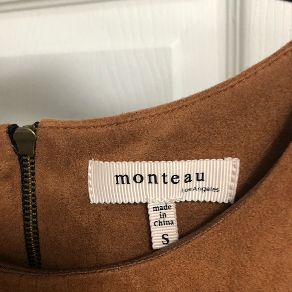 Monteau Faux Suede Tank - Picture 3 of 3